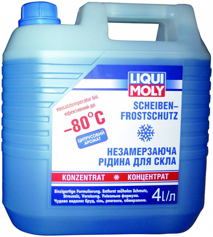 Рідина для склоомивоча LIQUI MOLY, концентрат, зима, -80 °С, 4л